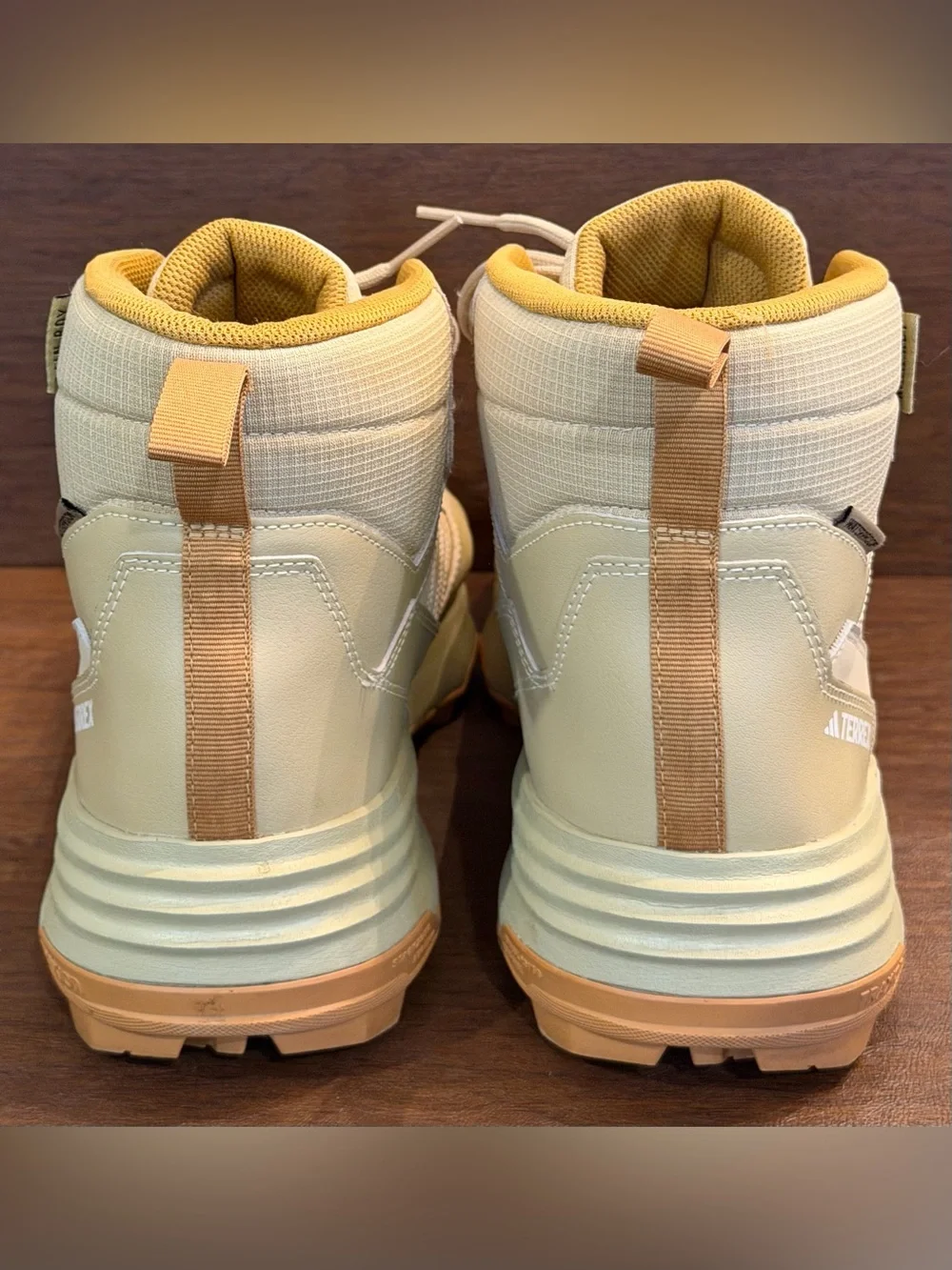Adidas TERREX Men’s Unity Leather Mid RAIN.RDY Hiking Boots Shoes IF4978-Size 13